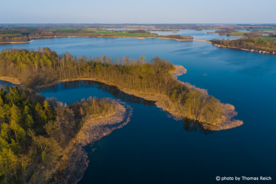 Island Lehmwerder Lake Krakow