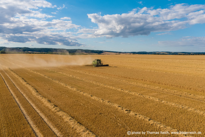 Combine Harvester at work, Germany