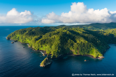 Cocos Island from above, Costa Rica