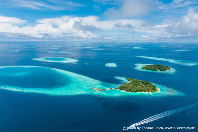 Maldives aerial views