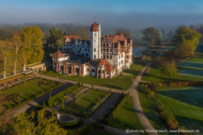 Schloss Basedow Luftbild