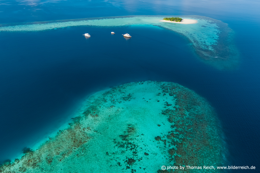 Malediven Bilder von oben