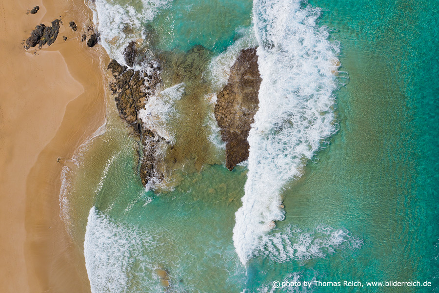 Beach Fuerteventura Aerial View