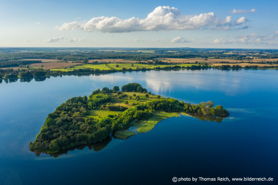 Lake Krakow, Liepse in summer