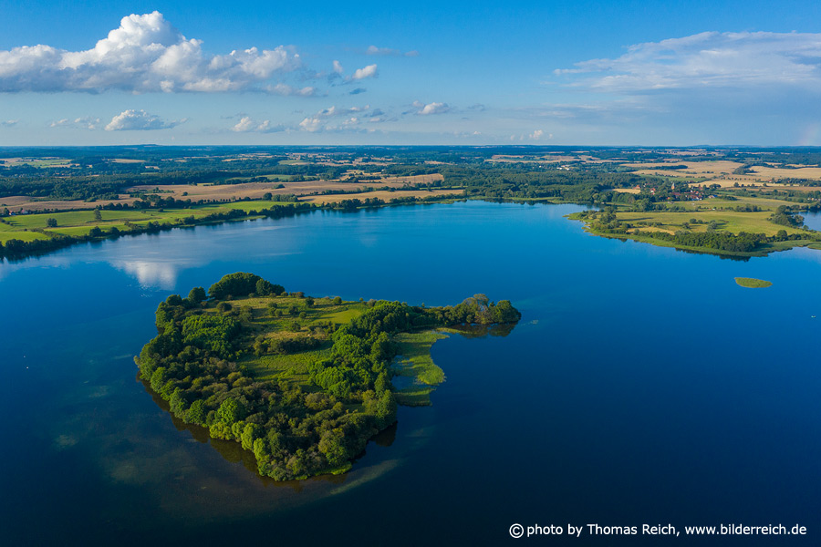 Lake Krakow and Liepse island