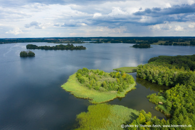 Islands in Lake Krakow