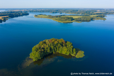 Eichenwerder island, Lake Krakow