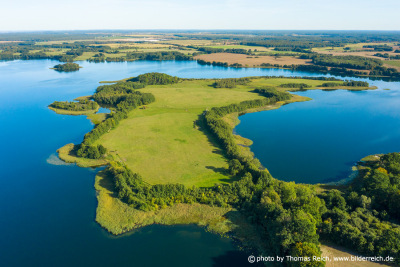 Schwerin island, Lake Krakow