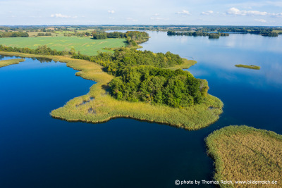 Lake Krakow aerial shot