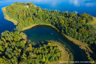 Canoeing, Peninsula Lehmwerder, Lake Krakow