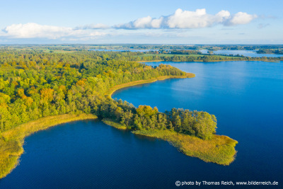 Lake Krakow aerial picture