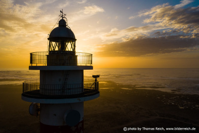 Lighthouse Toston Sunset