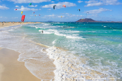 Kitesurfing Flag Beach Fuerteventura