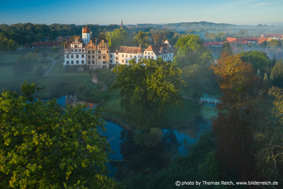 Schlossanlage Basedow Luftbild