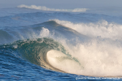 Brechende Wellen Atlantischer Ozean Kanaren