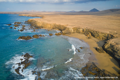 Lonely dream beach North Fuerteventura