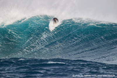 Big Wave Surfing Take-Off