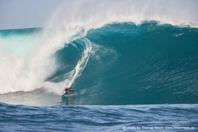 Big Ocean Wave Surfer