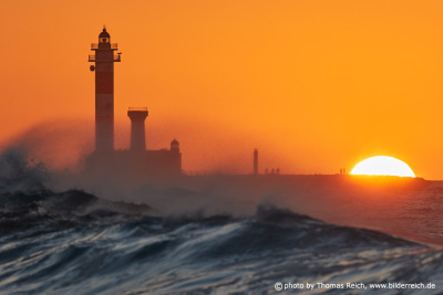 Lighthouse and sunset Fuerteventura