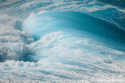 Crashed ocean waves