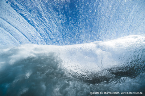 Below a Surfer's Wave