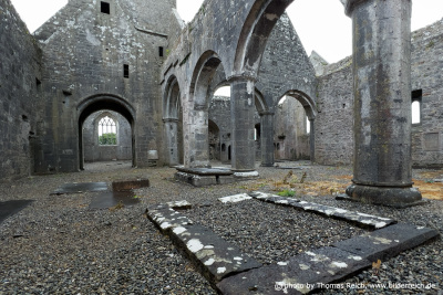 Moyne Abbey a ruined medieval Franciscan friary