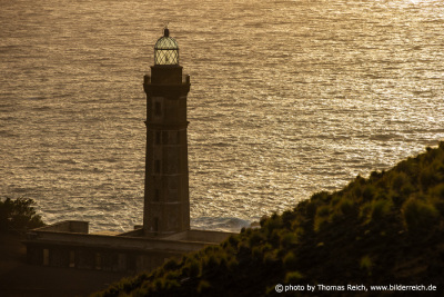 Former lighthouse on the Azores island of Faial
