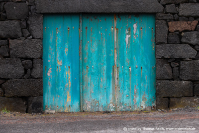 Türkis blaue Tür, Insel Pico